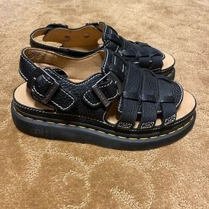 Grizzly Leather Dr Martens Sandals
